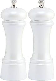 Chef Specialties Pepper Mill Salt Mill Set, Pearl Metallic