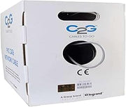 C2G 43406 Cat6 Bulk Cable- Unshielded Ethernet Network Cable with Stranded Conductors, In-Wall CMR-Rated, TAA Compliant, Gray (1000 Feet, 304.8 Meters)