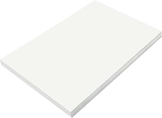 Prang Construction Paper, Stack, One Color, Standard Weight | White, 12" x 18", 100 Sheets, Project Paper, Classroom, Kids, Art Projects