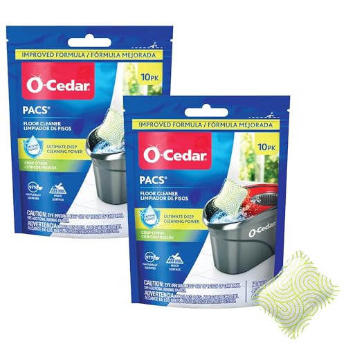O-Cedar Citrus / 10 Count (Pack of 2) / 2 Floor Cleaners