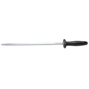 14" Stainless Steel Sharpening Steel by Winco – 4″, Stainless Steel, Model K-14S