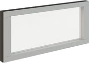 Global Industrial Modular Partition Stacking Panel with Glass, 36"W x 16"H