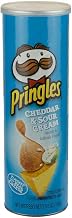 Kelloggs Pringles Cheddar and Sour Cream Potato Crisps, 5.5 Ounce -- 14 per case.