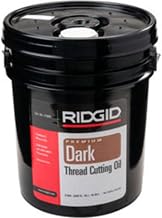 ​​ Dark Thread Cutting Oil by RIDGID – 640 fluid ounces, Stainless Steel,Steel, Pack of 6, Model 41600