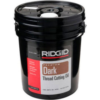 ​​ Dark Thread Cutting Oil by RIDGID – 640 fluid ounces, Stainless Steel,Steel, Pack of 6, Model 41600