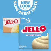 Jell-O Tapioca & Coconut cream / 3.2 Ounce (Pack of 4) / 4 Pudding Mixes