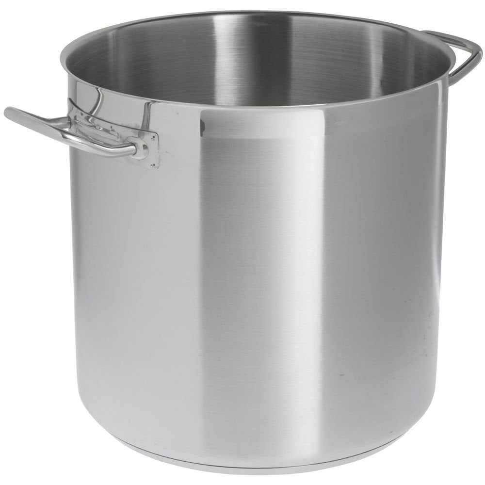 Stock Pot 19 Quart Stainless - 11 4/5"Dia x 10 1/4"H by HUBERT – 19 Quarts, Stainless Steel, Silver, Model 103018