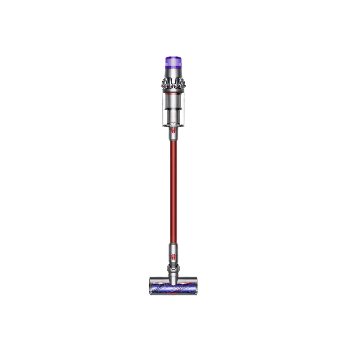 V11 Extra Cordless Vacuum Cleaner - Nickel/Red by Dyson – Large, 0.2 gallons, Nickel/ Red, Model 419639-01