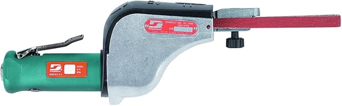 () Dynafile Abrasive Belt Tool with Contact Arm (11218) | 0.5 hp by Dynabrade – Full Size, Aluminum/Composite, Teal, Model 14000
