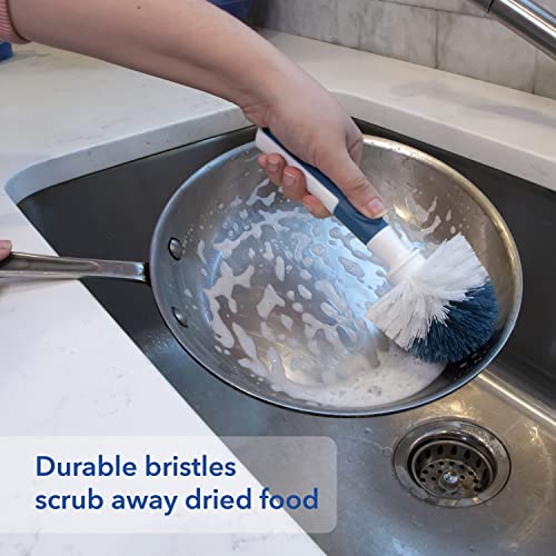 UNGER 9.5 inch (Pack of 10) / Blue / Sink & Dish Brush Brushes