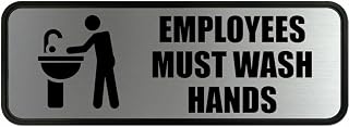 Cosco Employee Wash Hands Sign