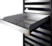 18 Inch Wide Shelving Kit for SWCP Wine Cellar; Durable Stainless Steel Construction; Perforated Design; Easy Use by Summit Appliance – 18 Inch, Stainless Steel, Model SHELFKITSWCP
