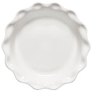 Le Creuset Stoneware Fluted Pie Pan, 9 Inch, White