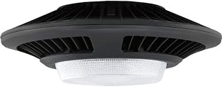 RAB Lighting GLED78 Garage Ceiling 78W Cool LED with Prismatic Lens, Bronze