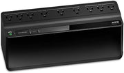 APC UPS 850VA/450W UPS Battery Backup & Surge Protector for PC, Router, NAS | Back-UPS UPS battery backup for home office electronics — 35-min runtime, surge protection, dual USB-A charging port