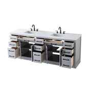 Alden Bathroom Vanity Grey by Lighting Design – Wood, Grey, Model 5608847