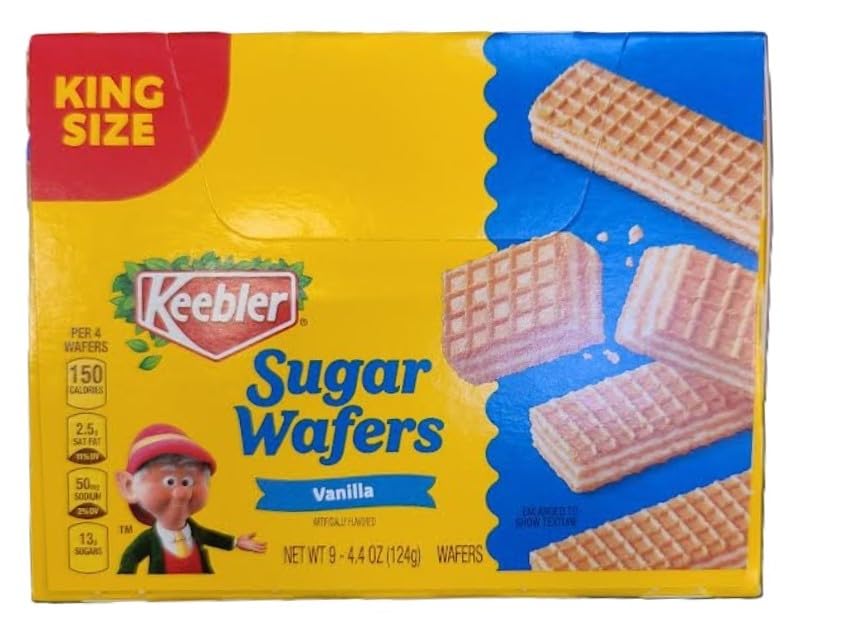 King Size Sugar Wafers by Keebler – 39.6 Ounce (Pack of 1), White