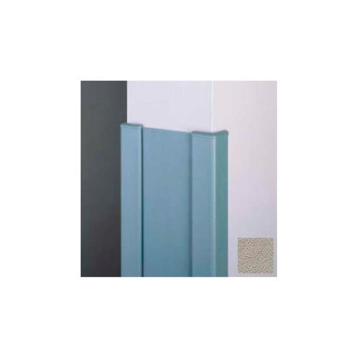 End Wall 90 Corners by Pawling – 50"L x 9"W x 5"H, Vinyl, Chinchilla, Model CG-11-4-297