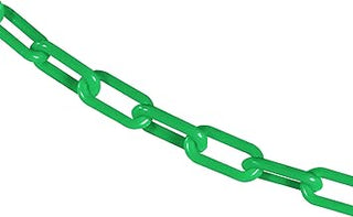 Mr. Chain Plastic Barrier Chain, Green, 25 ft Length (30004-25)