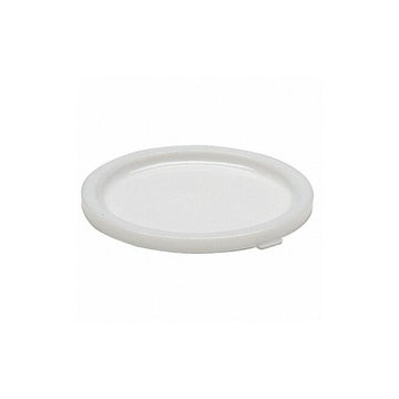 Cover, For Storage Container, 12, 18 & 22 Qt., Natural White, Polyethylene (6 Pieces/Unit) by Cambro – 11", Polyethylene, White, Pack of 6, Model RFSC12148