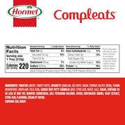Hormel Compleats Spaghetti with Meat Sauce / 7.5 Ounce (Pack of 7) / Spaghetti & Meat Sauce Meat Dishes