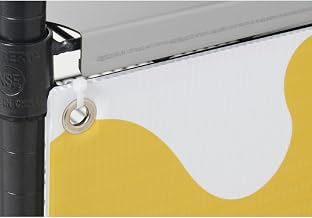 HUBERT Panel Kit with Grommets for 36" Cart - 21 1/4" L x 28 1/4" H