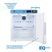 1.94 cu. ft Medical Refrigerator by EQTemp – 1.94 cu. ft., 1.94 cubic_feet, White, Model ACR21W-EQTEMP
