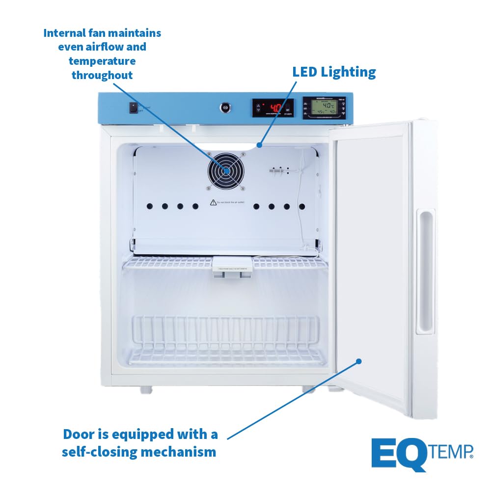 1.94 cu. ft Medical Refrigerator by EQTemp – 1.94 cu. ft., 1.94 cubic_feet, White, Model ACR21W-EQTEMP