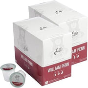 ELLIS COFFEE William Penn 2-Pack - Single Serve Coffee Pods - For Use in Most K-cups and Keurig 2.0 Brewers - 48 Count
