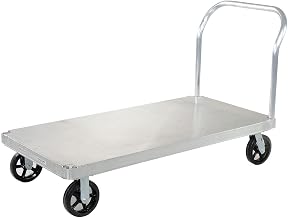 Platform Truck with Smooth Deck, Aluminum, 48 x 30, 2400 Lb. Cap.