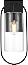 Jaxson One Light Outdoor Wall Sconce Black