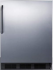 ACCUCOLD Summit Appliance FF7BKCSSADA ADA Compliant Built-in Undercounter All-refrigerator for General Purpose or Commercial Use with Auto Defrost, Stainless Steel Exterior and Towel Bar Handle