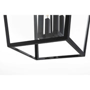 Oxford Four Light Outdoor Pendant Black by Lighting Design – Iron, Black, Model OD334H27BK
