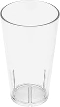 16 oz. 5.75" Clear Break Resistant Tall Cocktail Shaker Glasses, by GET S-15-1-CL-EC (Pack of 24)