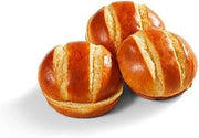 Klosterman Double Split Challah Bun, 4 inch -- 96 per case.
