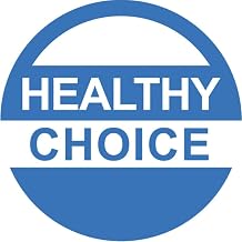 HUBERT Food Advisory Labels White Imprint "Healthy Choice" - 1"Dia, 1000 Per Roll