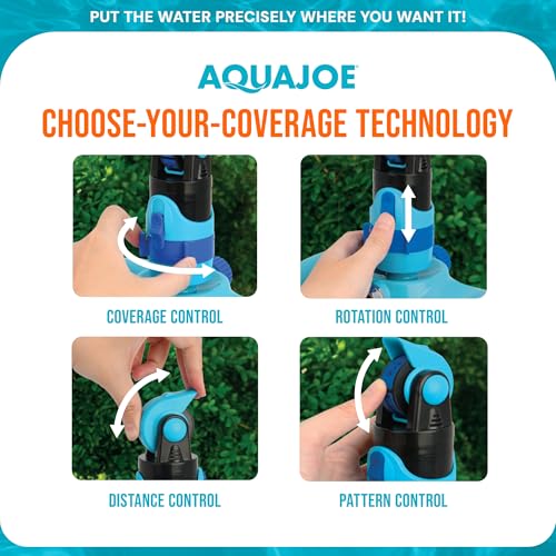 Aqua Joe w/ Lie-Flat Metal Base for Any Landscape / Promo Kit / 1 Sprinklers