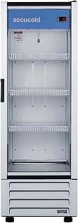 ACCUCOLD 21” Refrigerator, General Purpose, 7.56 cu.ft, Glass Door, White Cabinet, TAA Compliant- ACR82L