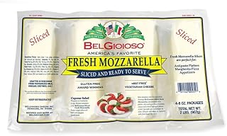 BelGioioso Fresh Sliced Mozzarella Cheese, 4 pk./8 oz.