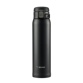 Stainless Steel Vacuum Insulated Mug by Zojirushi – 20 Ounces, Stainless Steel, Black, Model SM-SA60BA