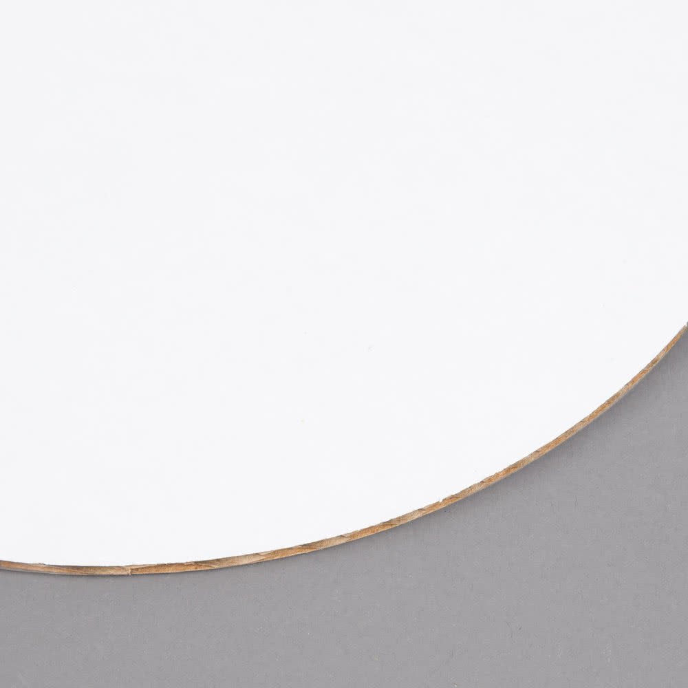 Single Wall Circular Cake Board White by Vineland Packaging – Cardboard, White, Model 12759