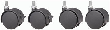 Global Industrial 2" Caster Kit for Pedestal File, 4/Pack