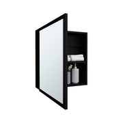 Duma Mirror Medicine Cabinet by Tuhome – unspecified, Engineered Wood, Black Wenge, Model MLW11019