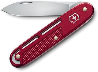 Victorinox Onefold Alox Refined Swiss Army Knife with Carry Clip, Red