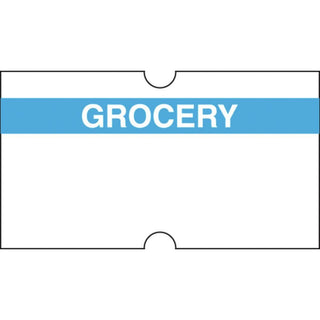 Grocery Labels for HUBERT One Line Pricing Gun - 21mm L x 13mm H – 21mm x 13mm, Paper, White, Pack of 16, Model PLT1RHW/G