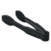 Flat Plastic Serving Tongs - 6"L by HUBERT – Medium, Polycarbonate, Black, Model 411004