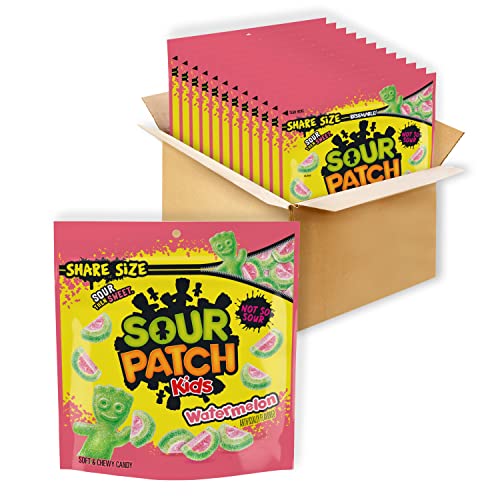 Sour Patch Kids Watermelon / 12 Ounce (Pack of 12) / Green,Pink Gummy Candy
