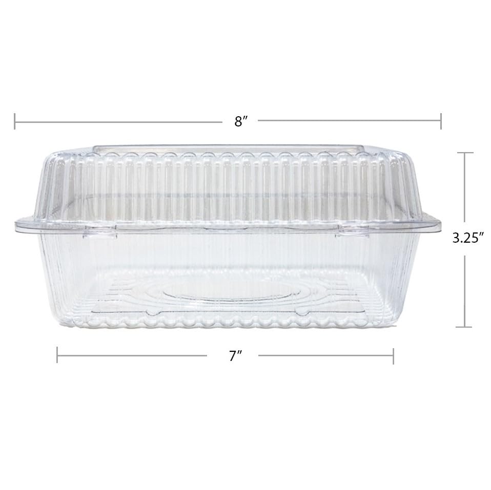 Inline Plastics SureLock 194 oz. Clear PET Plastic Food Container | 200/Case by Inline Plastics Corporation – 194.0 ounces, Plastic, Clear, Pack of 200, Model SLP88