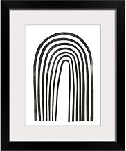 Arcobaleno Nero I Black Framed Wall Art Print, Artwork