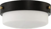 Craftmade Oak Street 12" Flushmount Flat Black